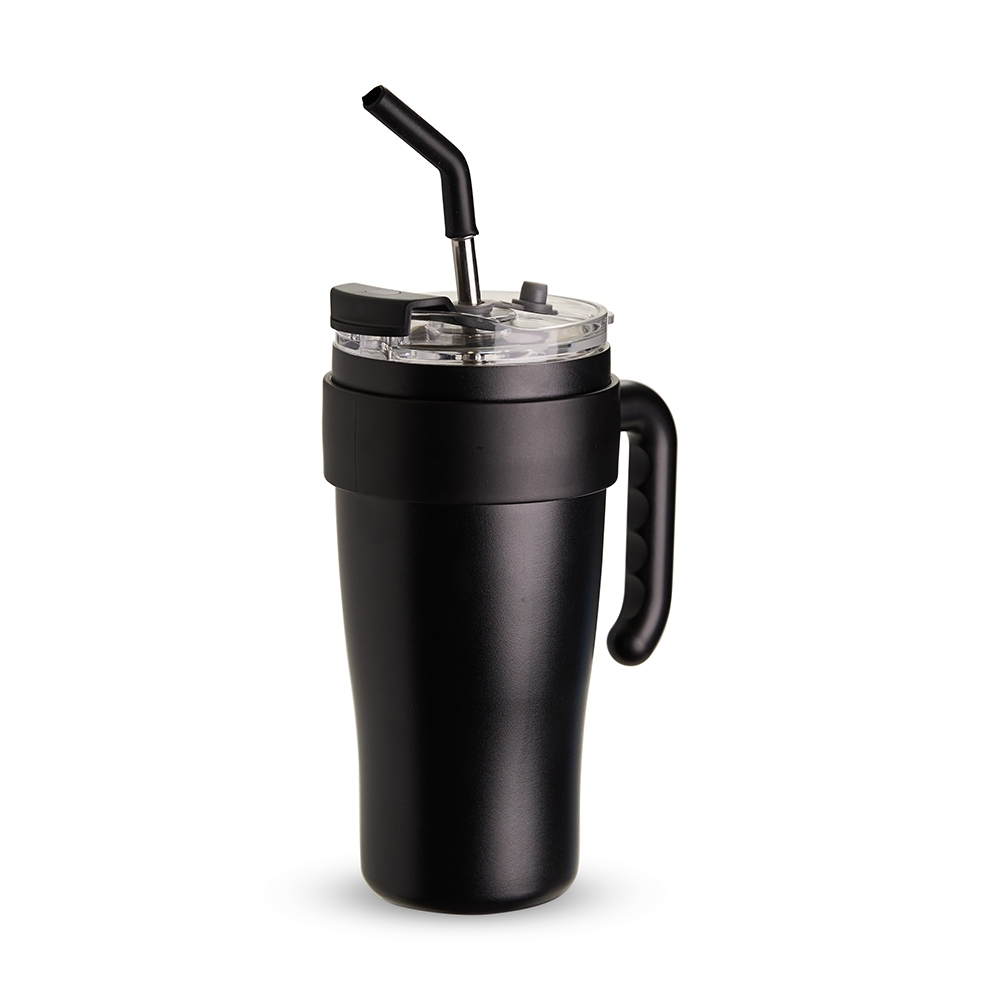 CANECA TÉRMICA INOX 800ML SPX-18970-PRE NA COR PRETO