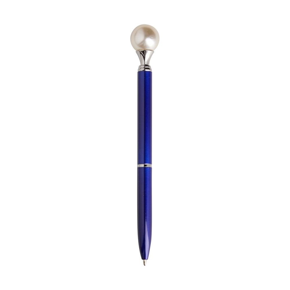 CANETA METAL PÉROLA SPX-15182-AZE/BRI NA COR AZUL
