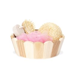 KIT BANHO 4 PEÇAS SPX-15271-ROS NA COR BAMBU