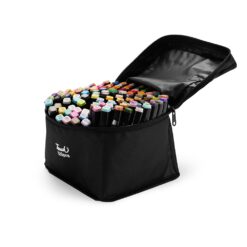 KIT CANETAS MARCADORAS PONTAS DUPLAS 120 CORES SPX-08329-120-COL NA COR COLORIDO