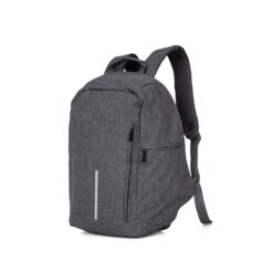 MOCHILA ANTIFURTO POLIÉSTER SPX-14530-CIN NA COR PRATA