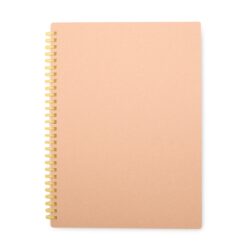 CADERNO KRAFT SPX-09066-AMA NA COR AMARELO