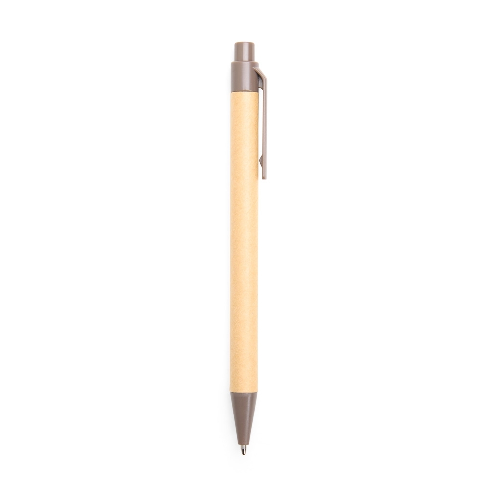 CANETA ECOLÓGICA PAPELÃO SPX-09109-BEG NA COR MARROM