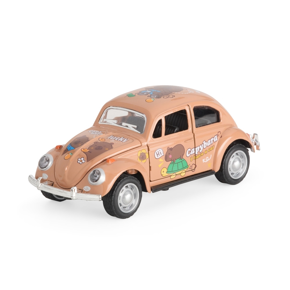 CARRO MINIATURA FRICÇÃO CAPIVARA SPX-P$BRINQ118-MIS NA COR AMARELO