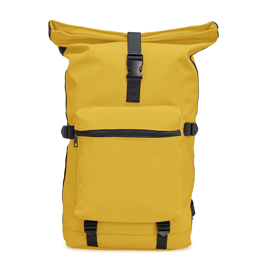 MOCHILA DE COURO SINTÉTICO 41L SPX-07033-AMA NA COR AMARELO